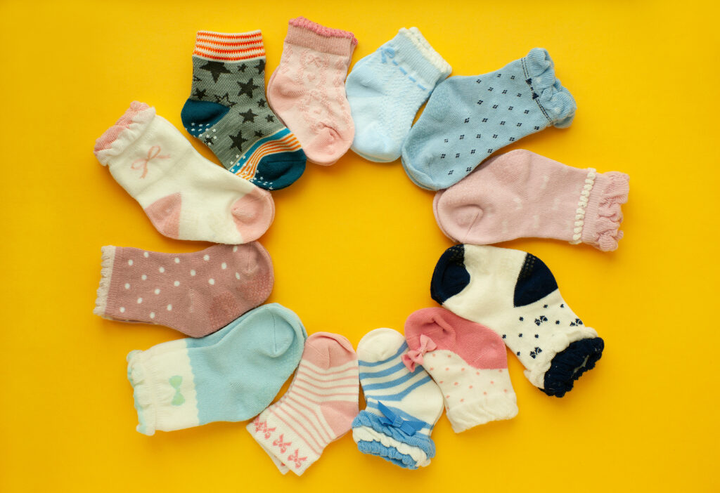 meias para bebês