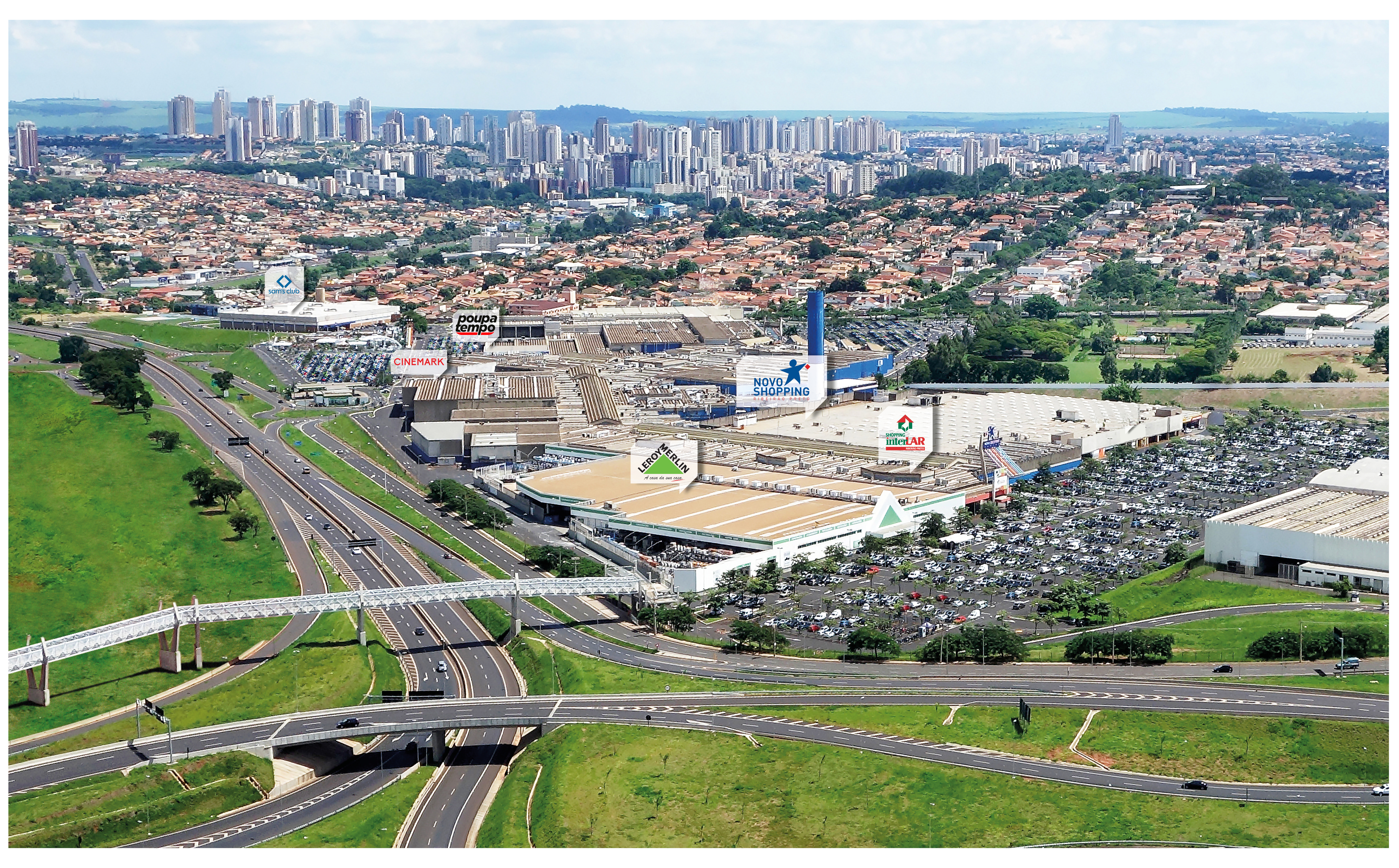 Novo Shopping Ribeirão Preto - Foto Aérea